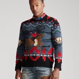 Polo Ralph Lauren Cowboy Hand-Knit Sweater